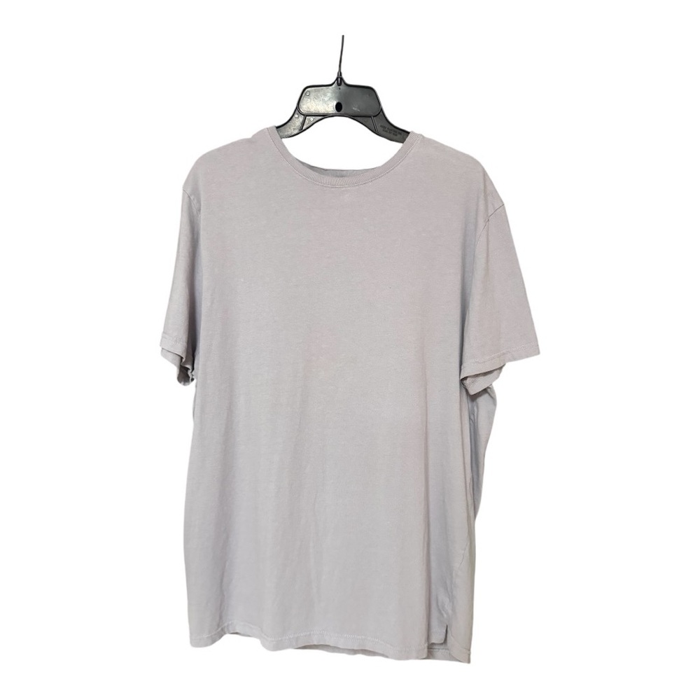 Zara Men’s T Shirt Tee Short Sleeve Gray/Lilac Large